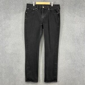 Levi's 511 Mens‎ Dark Wash Slim Fit Jeans Size 33x32 Blank red tab